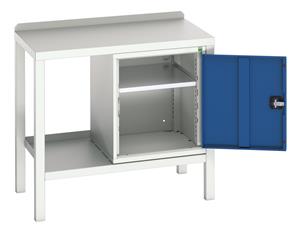 Verso 1000x910 Static Work Bench S 1 x Cupboard Verso Welded Work Benches for production areas 32/16922602.11 Verso 1000x910 Static W Ben S 1xCupd.jpg